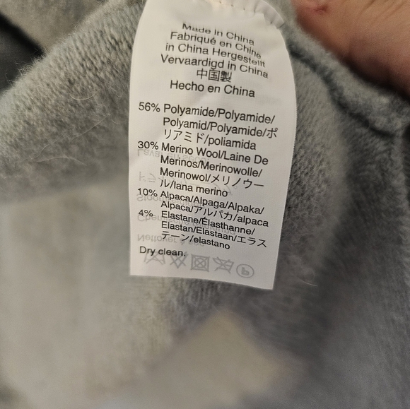 Madewell Wool/Alpaca Blend Super Soft Light Blue Cardigan Size M - Picture 3 of 5